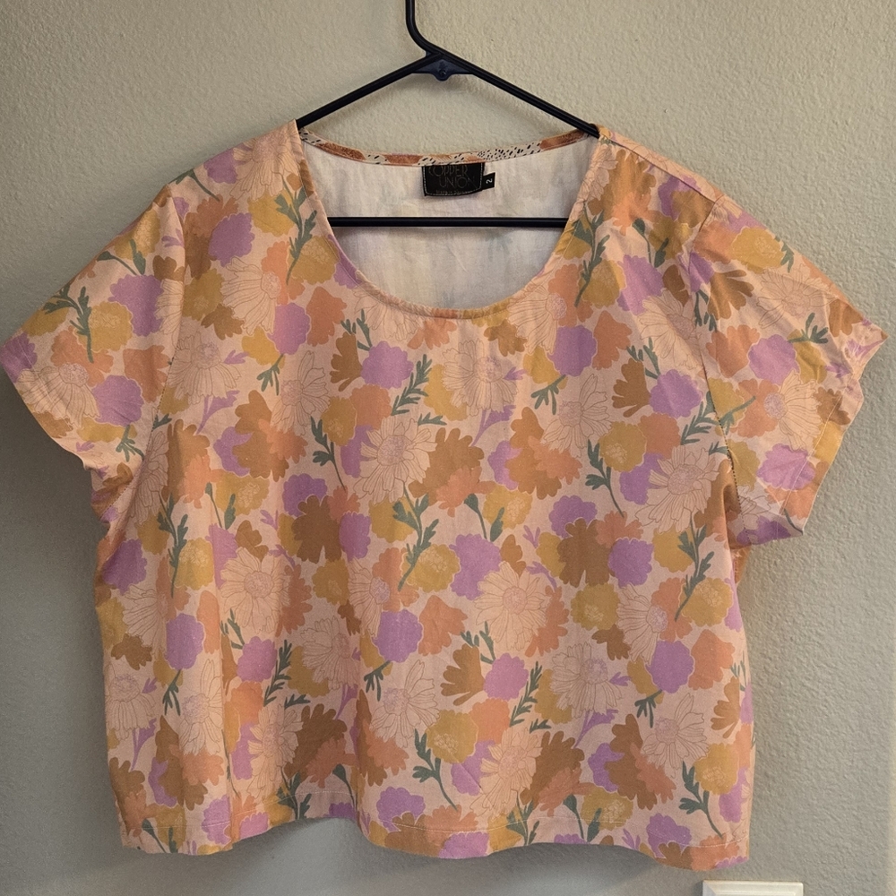 Copper Union crop top, size 2